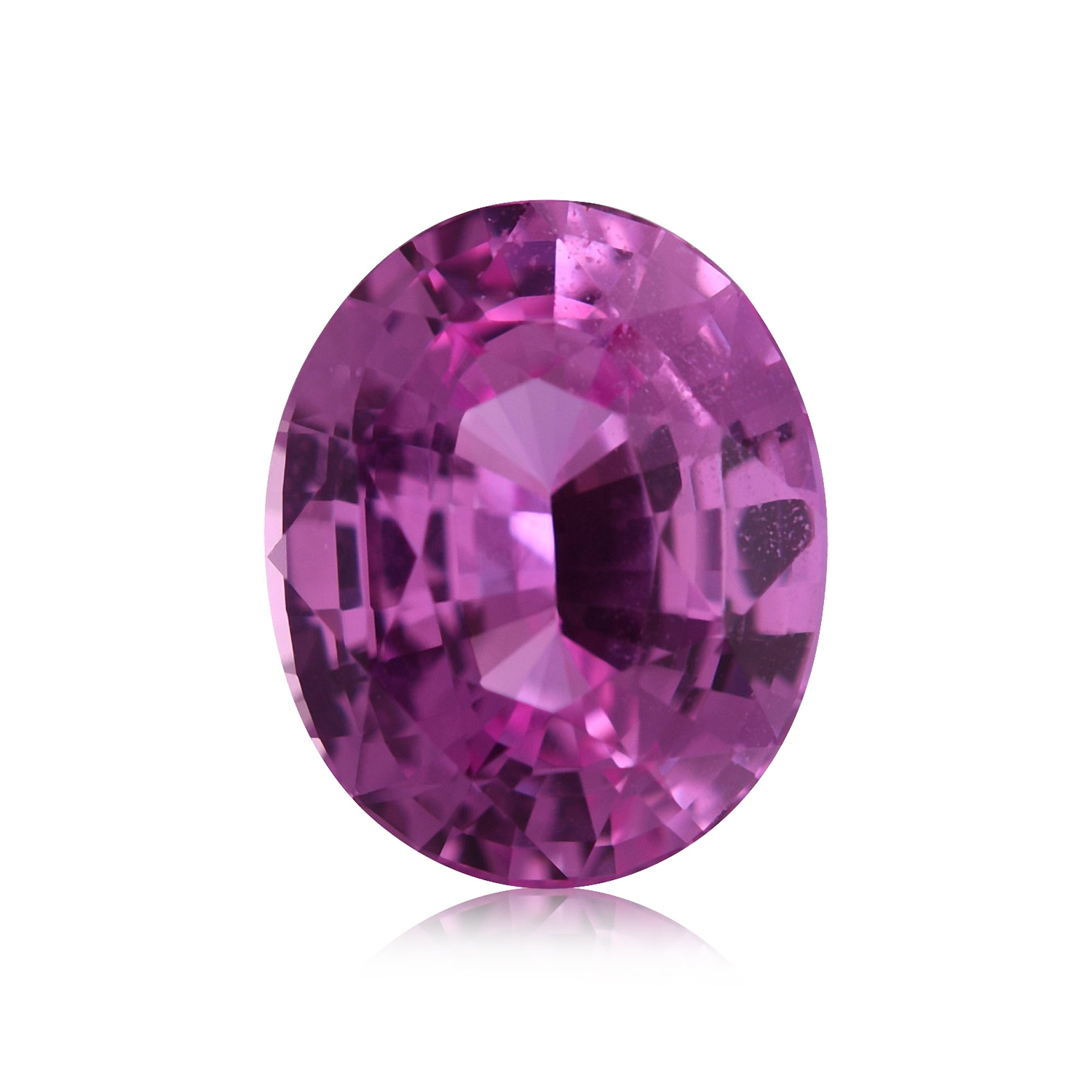 4.12 Carat Pink MADAGASCAR Oval Sapphire GIA