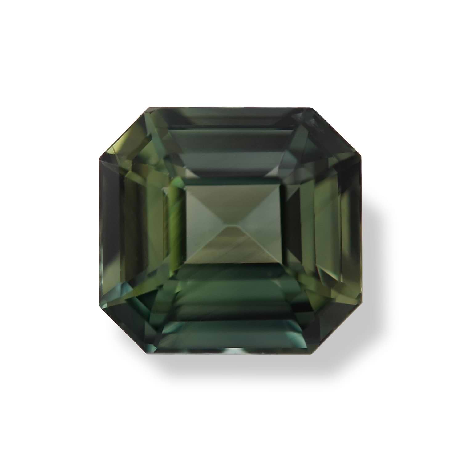 2.06 Carat Green MADAGASCAR Sq. Emerald Sapphire