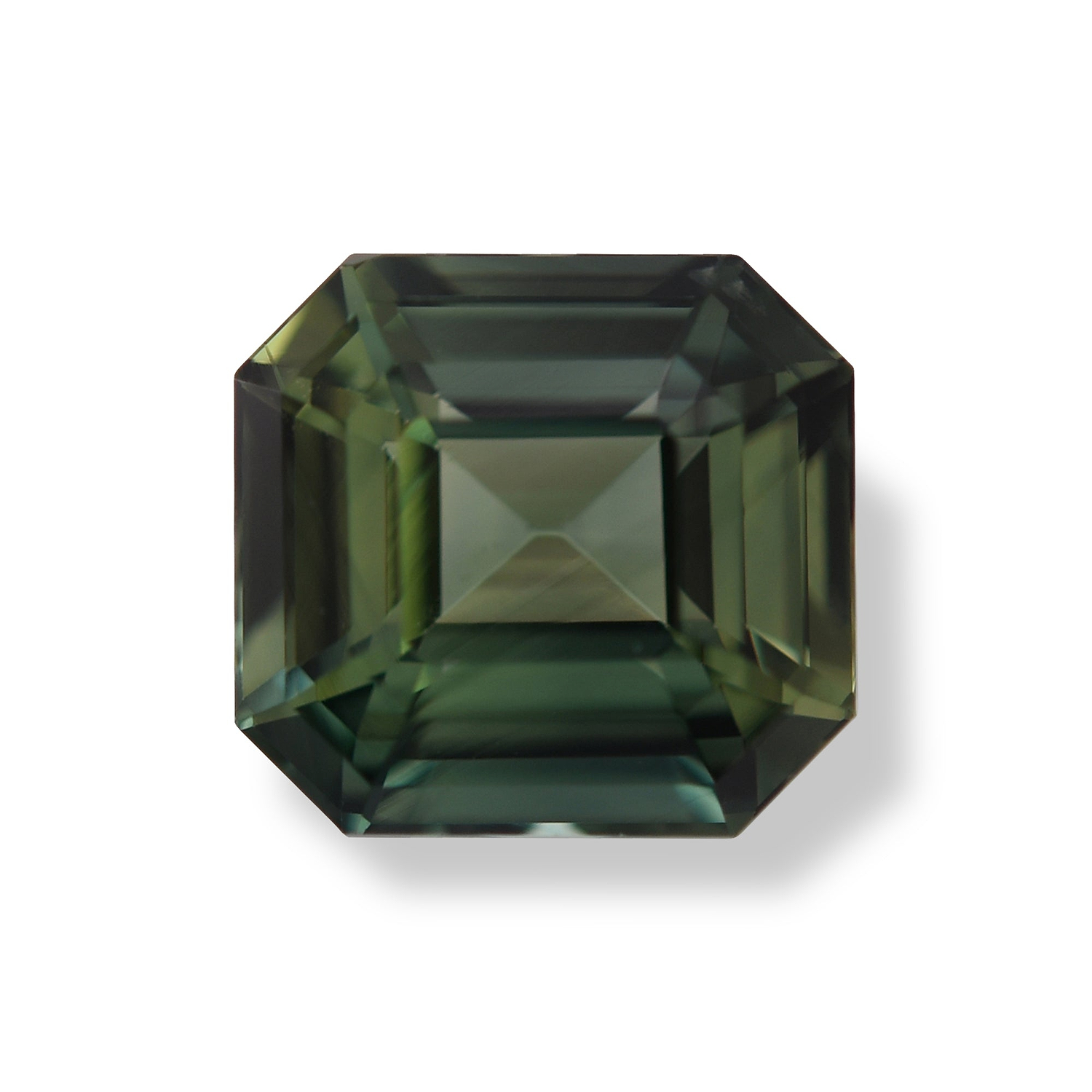 2.06 Carat Green MADAGASCAR Sq. Emerald Sapphire