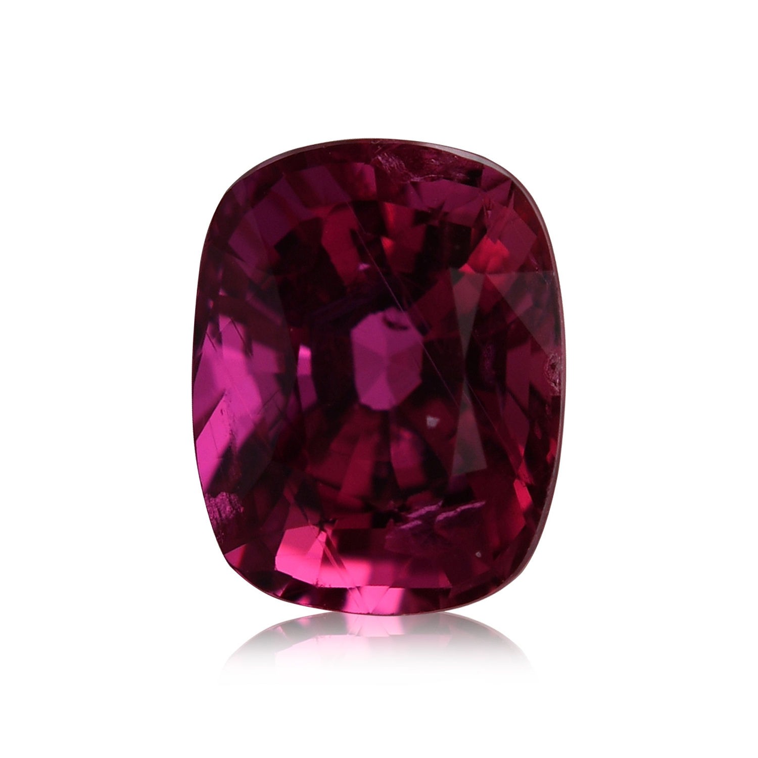 3.02 Carat Red THAI Cushion Ruby GIA