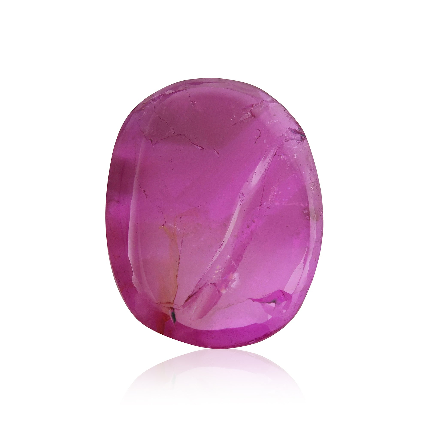 8.27 Carat Red BURMESE Cushion Ruby GRS