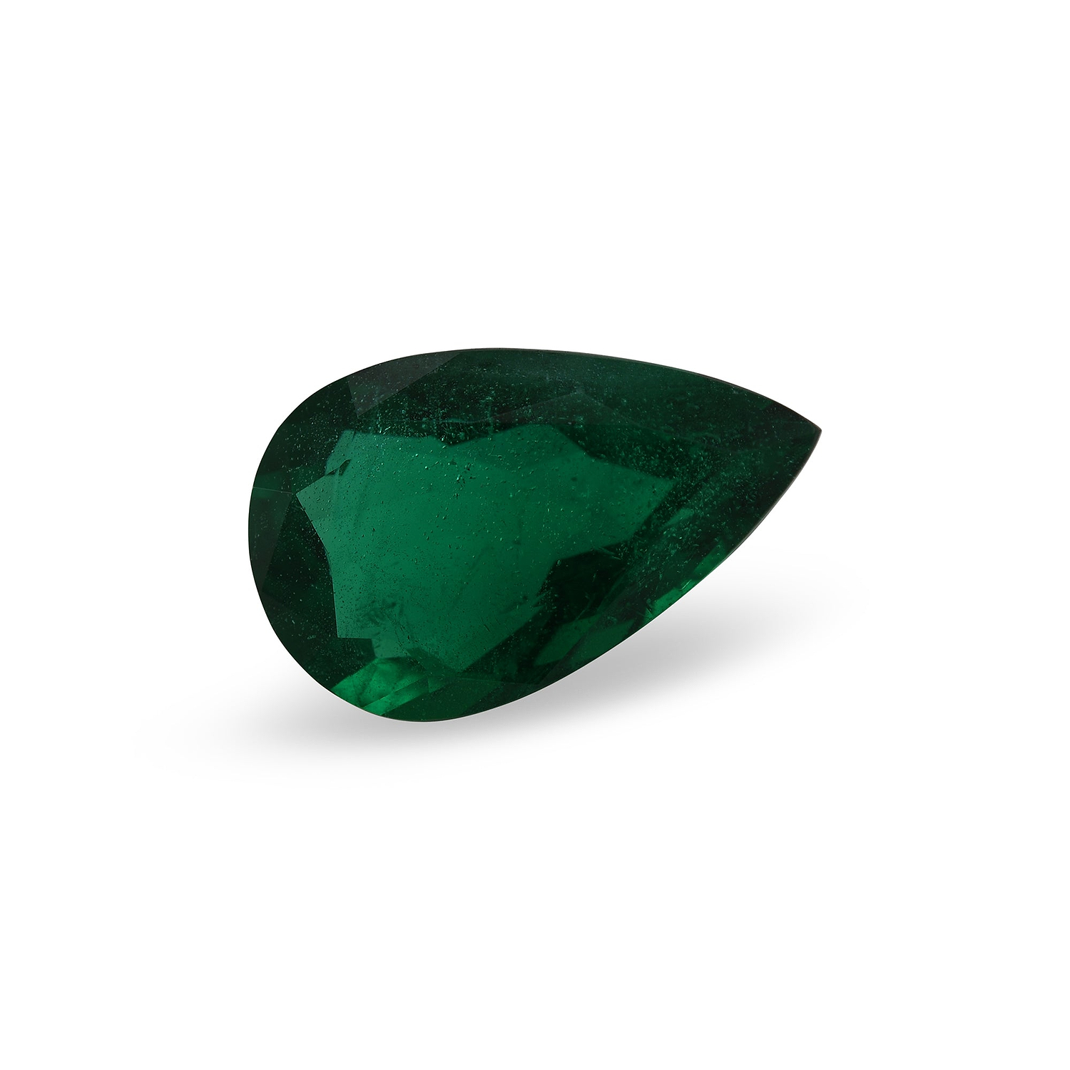10.43 Carat Green ZAMBIAN Pear Emerald GRS