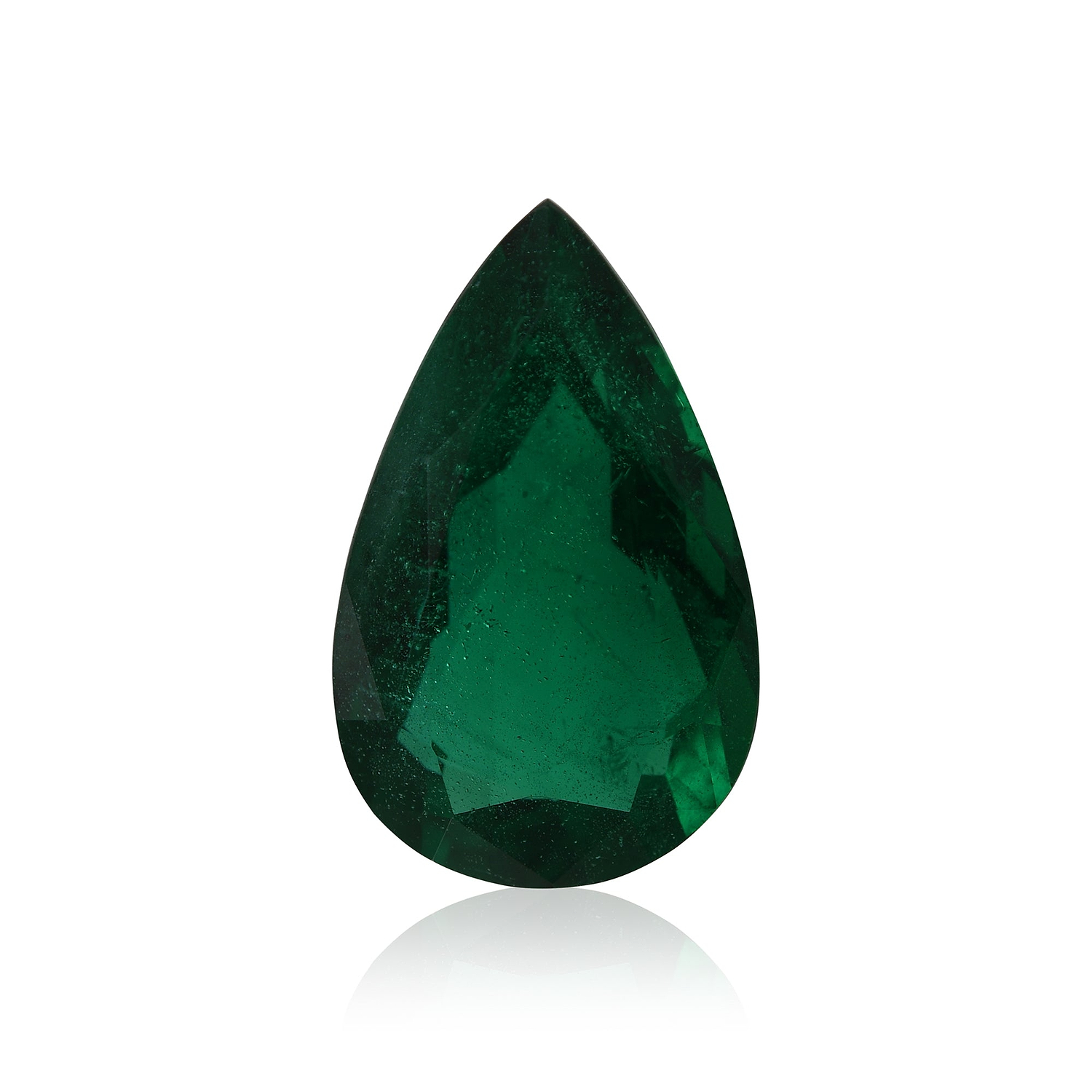 10.43 Carat Green ZAMBIAN Pear Emerald GRS