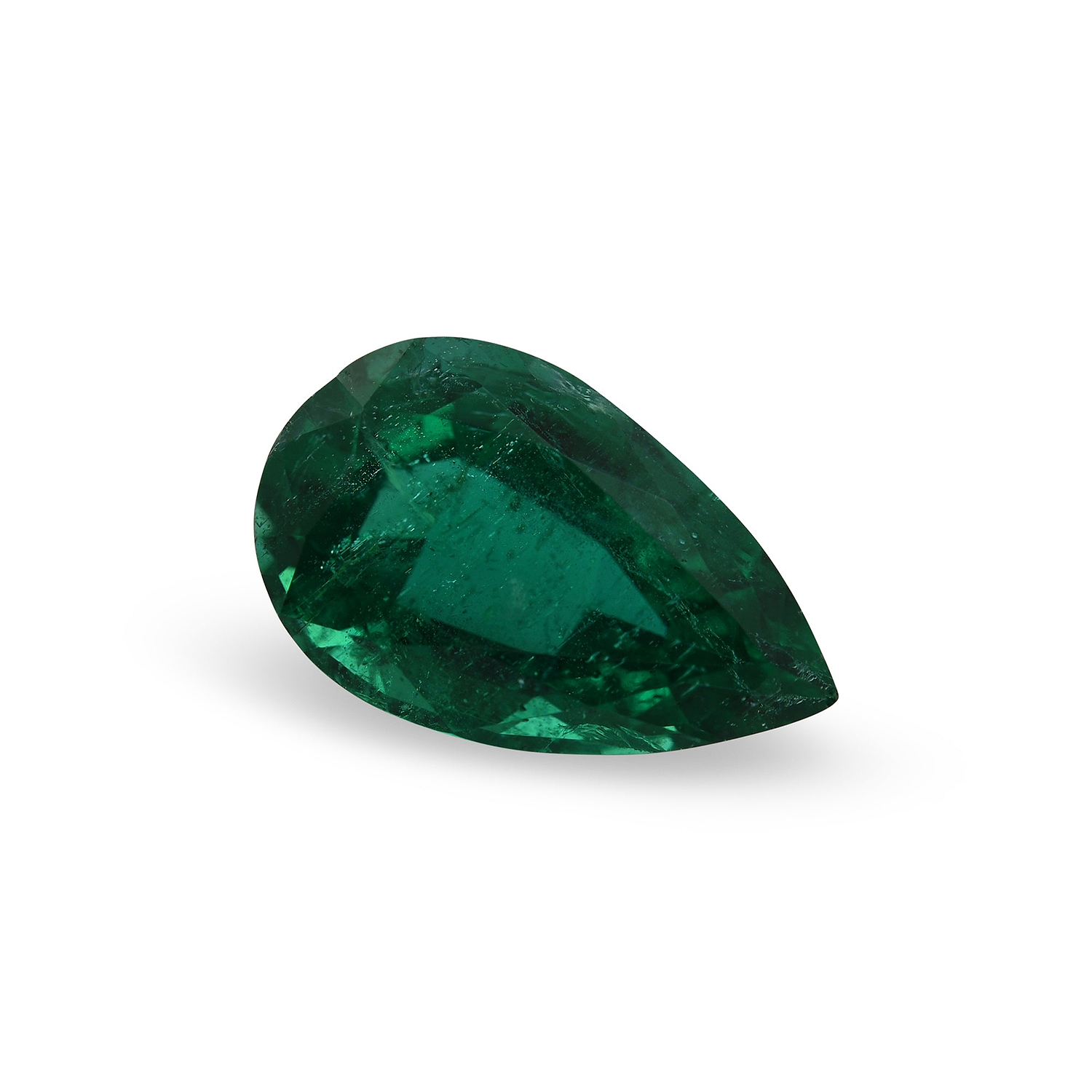 8.86 Carat Green ZAMBIAN Pear Emerald GRS