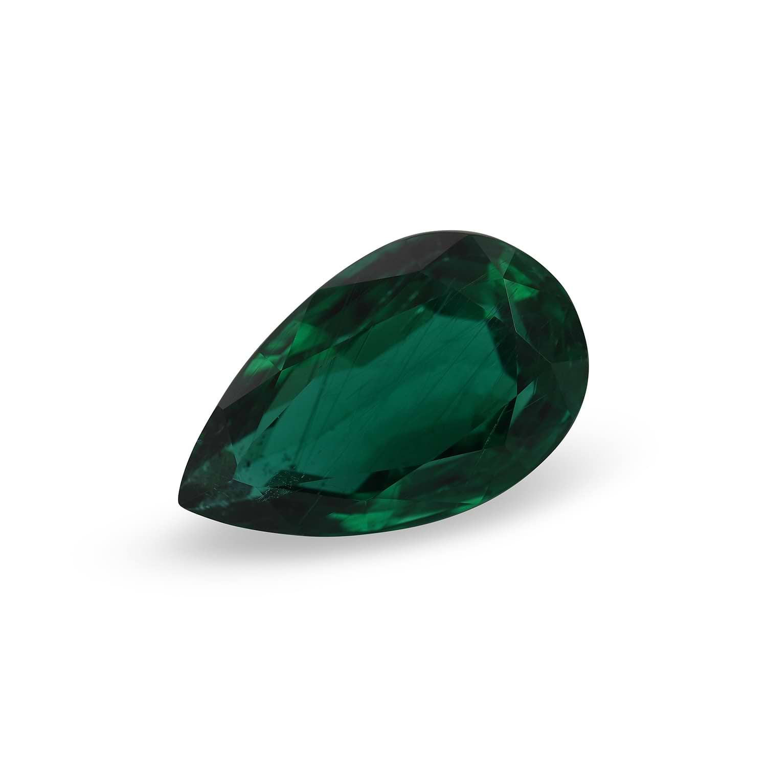8.19 Carat Green ZAMBIAN Pear Emerald GRS