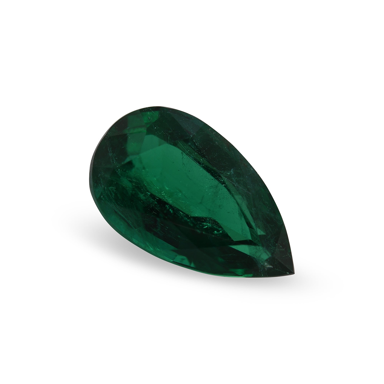10.10 Carat Green ZAMBIAN Pear Emerald GRS