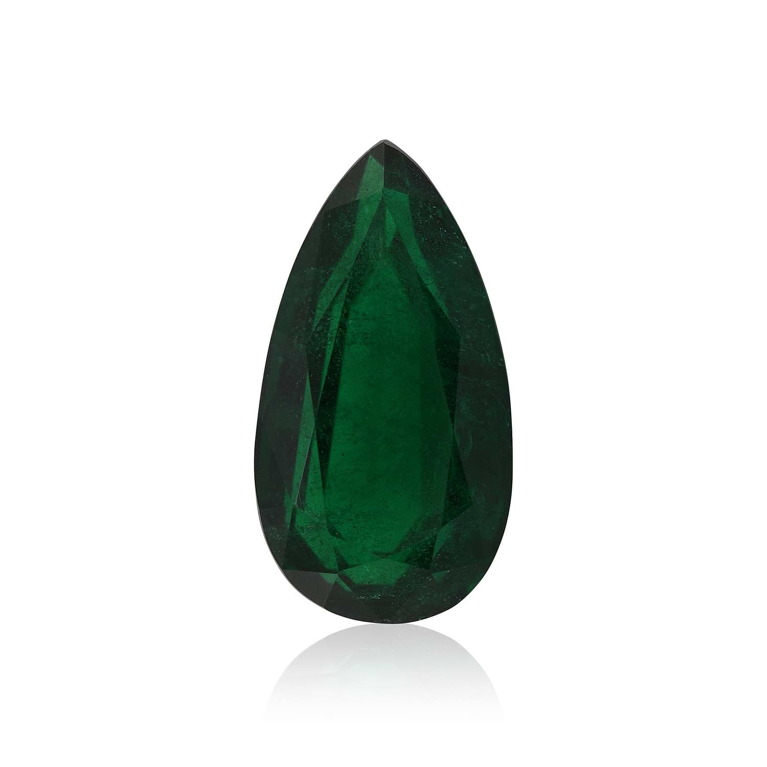 9.31 Carat Green ZAMBIAN Pear Emerald GIA