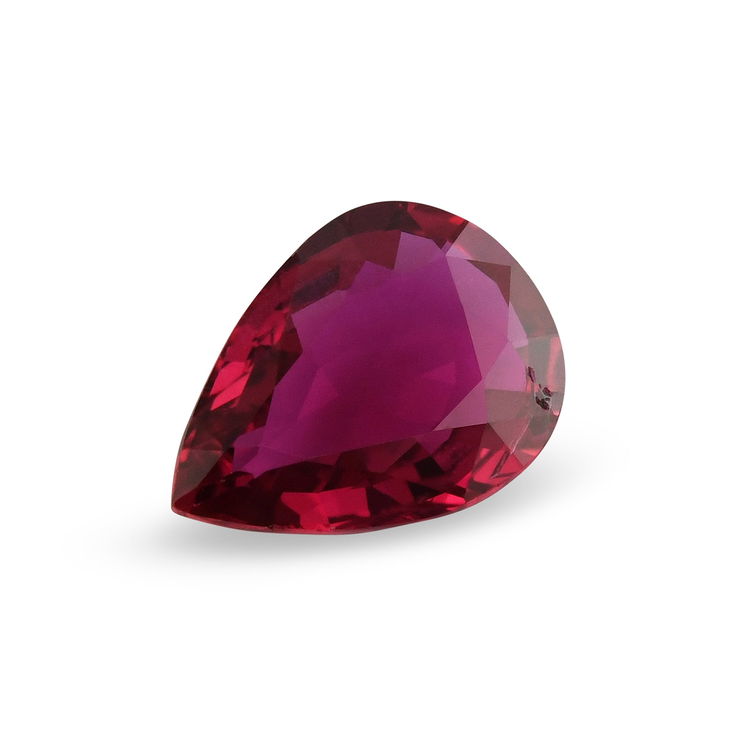 1.11 Carat Red MADAGASCAR Pear Ruby GRS