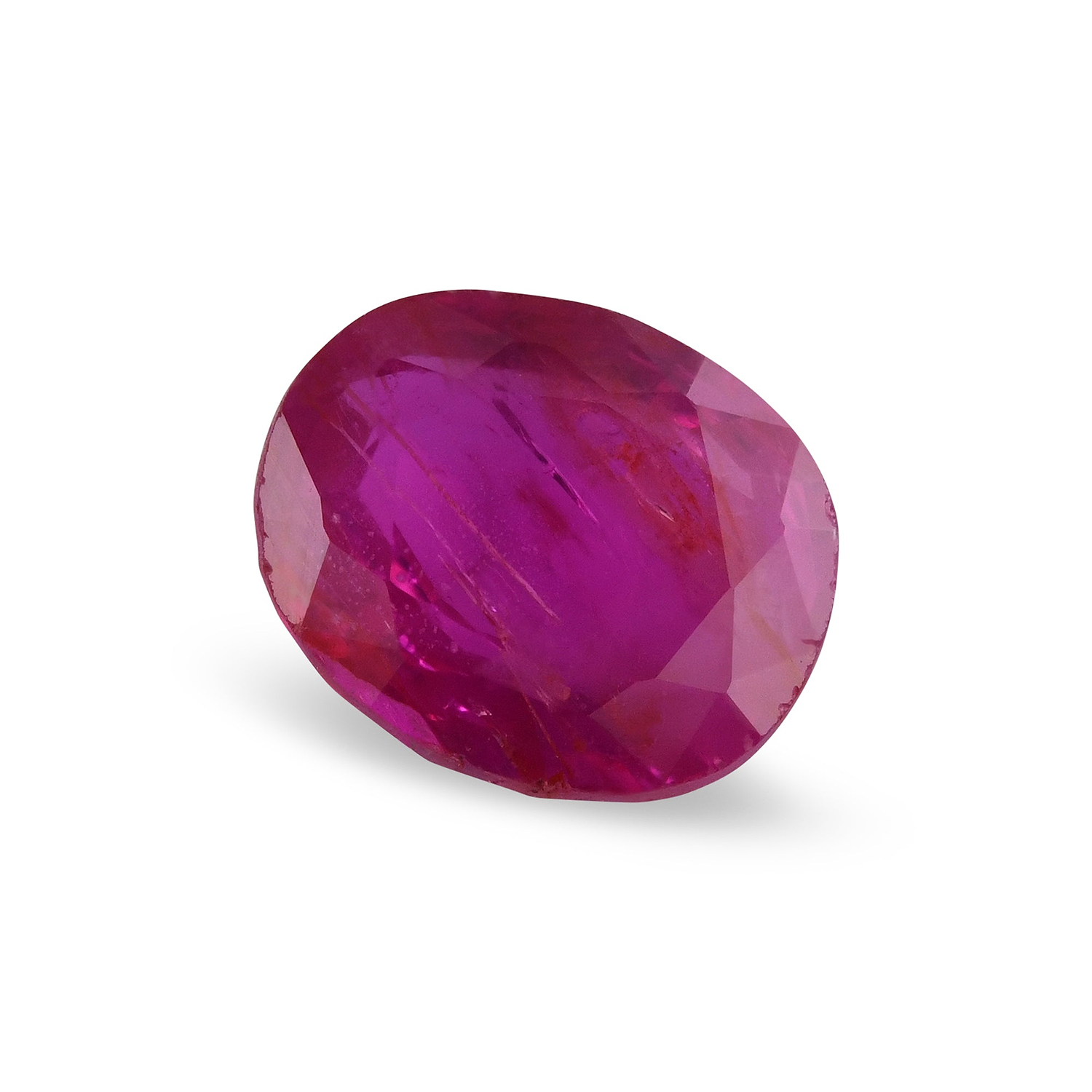 1.85 Carat Red BURMESE Oval Ruby GRS