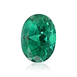 4.96 Carat Green COLOMBIAN Oval Emerald GRS
