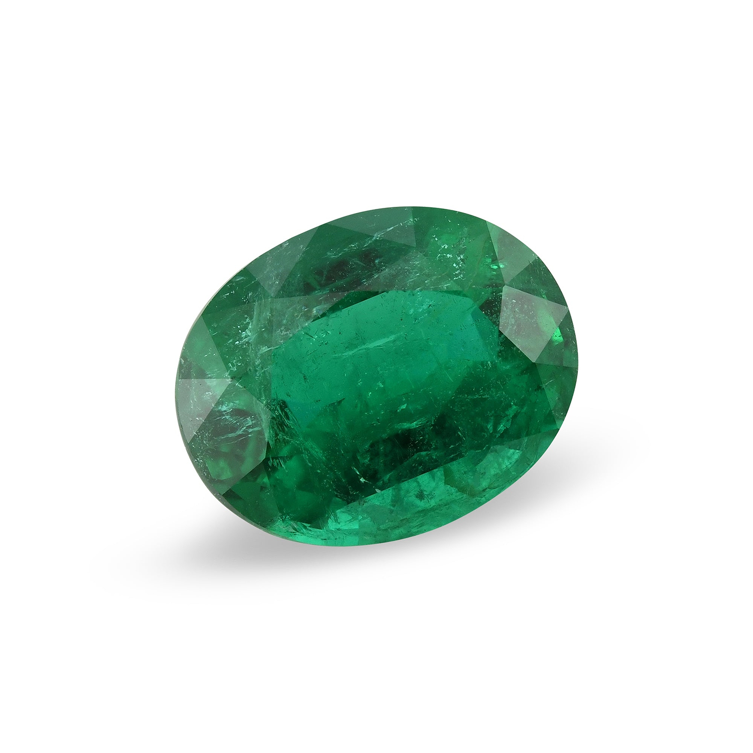 4.92 Carat Green ZAMBIAN Oval Emerald