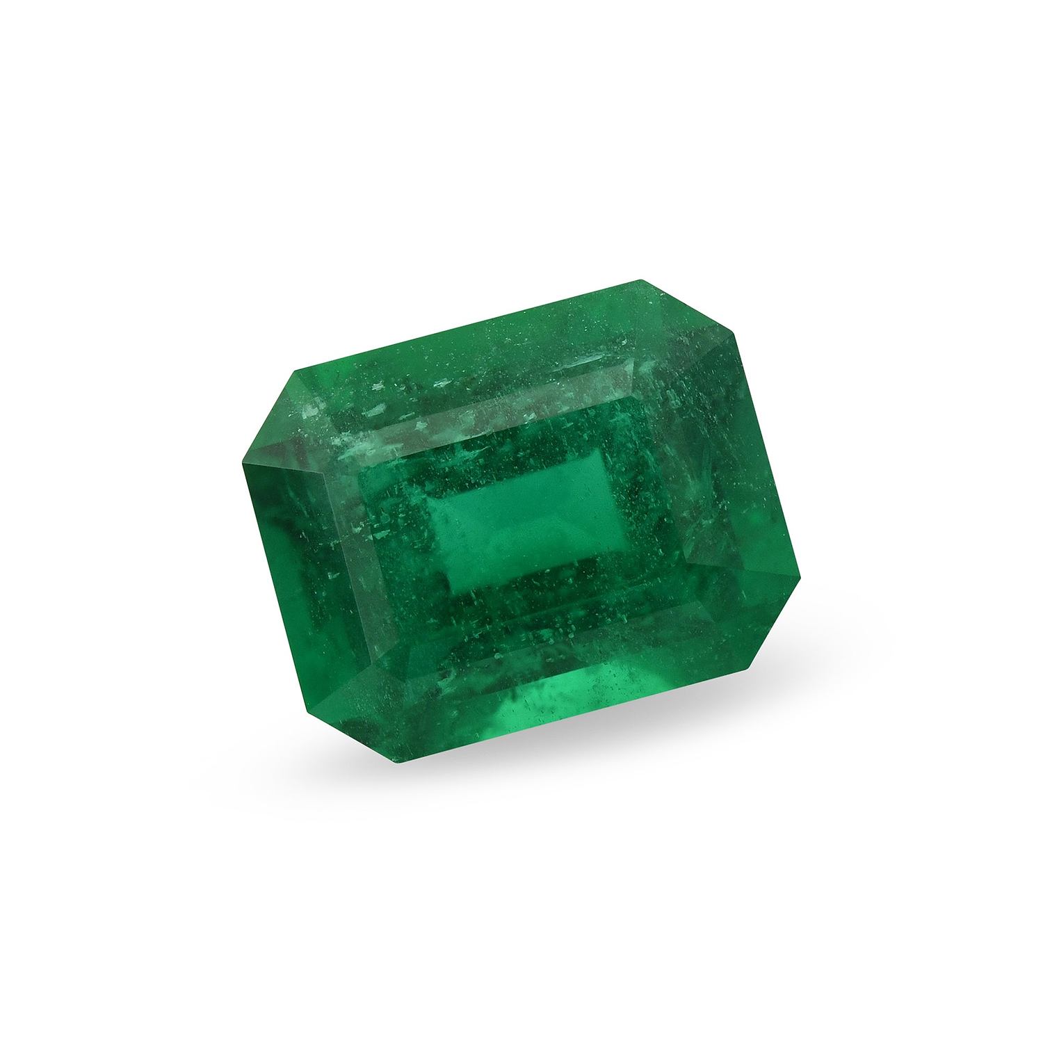 3.66 Carat Green ZAMBIAN Octagon Emerald