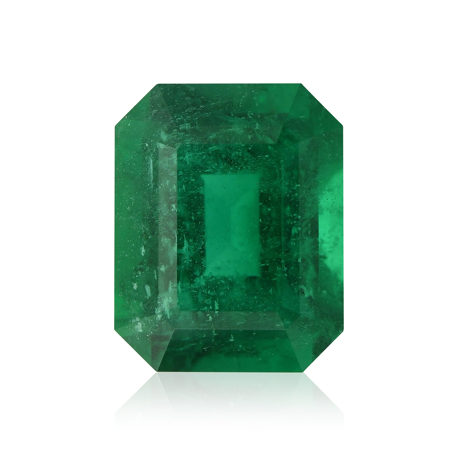 3.66 Carat Green ZAMBIAN Octagon Emerald