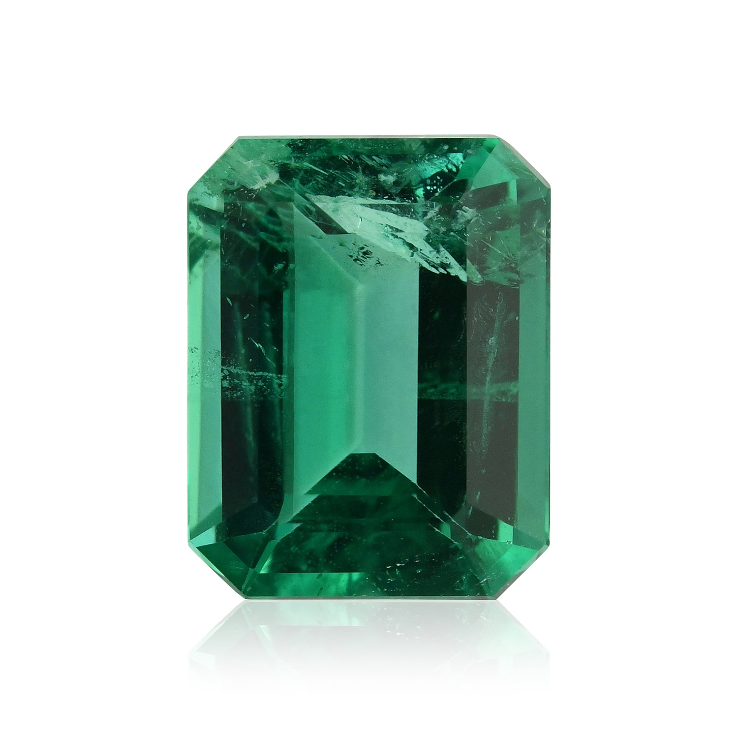 2.14 Carat Green ZAMBIAN Octagon Emerald