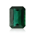 2.21 Carat Green  Octagon Emerald