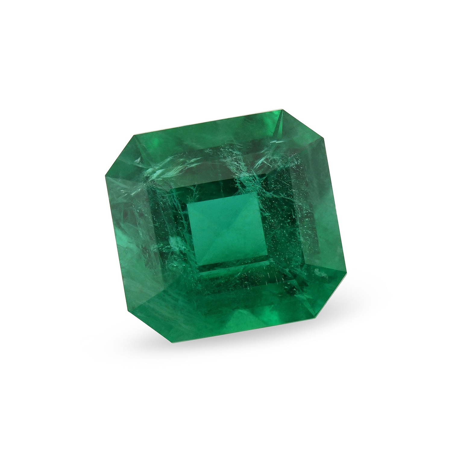 3.83 Carat Green ZAMBIAN Octagon Emerald