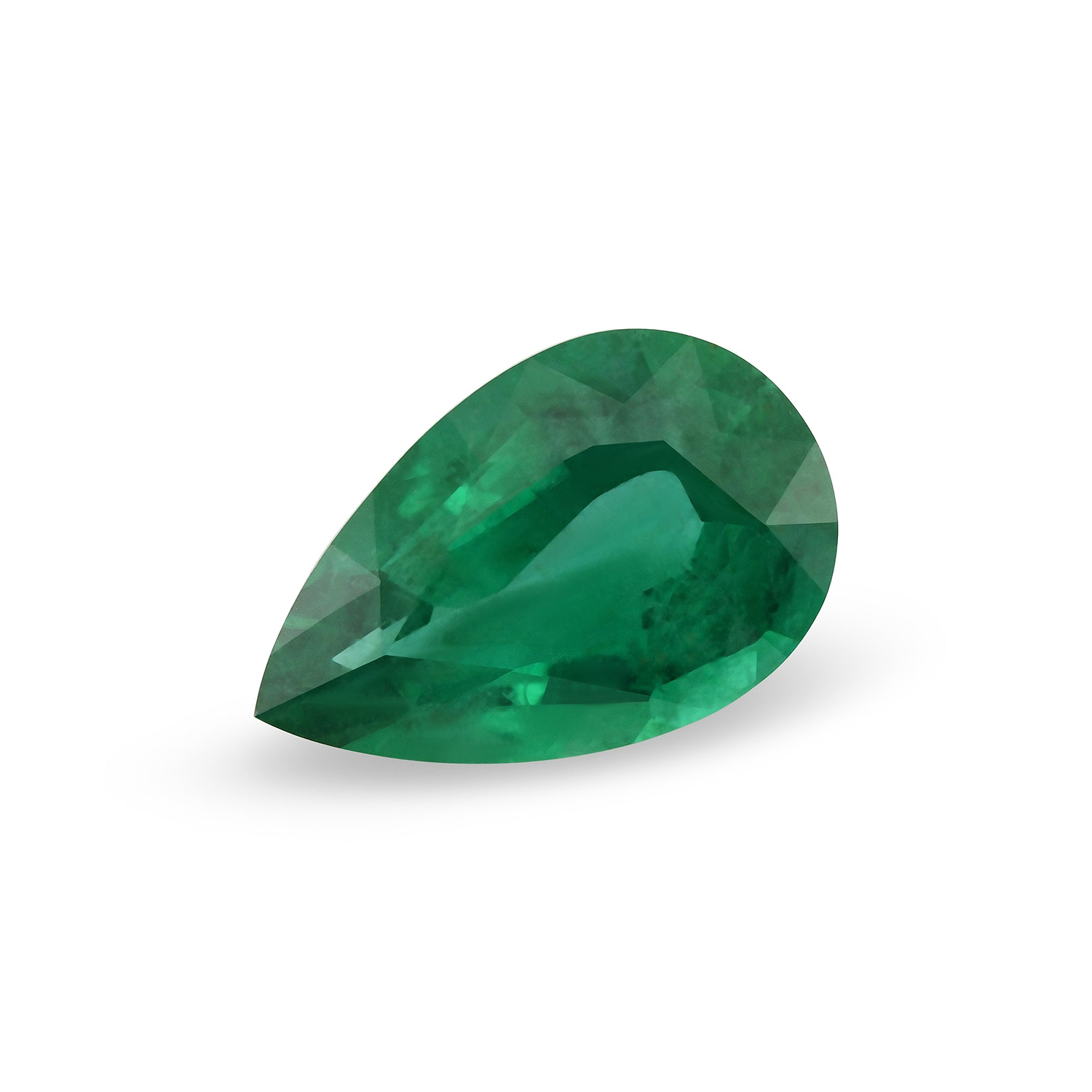 4.10 Carat Green ZAMBIAN Pear Emerald