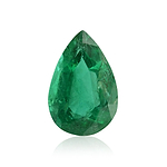 1.97 Carat Green ZAMBIAN Pear Emerald