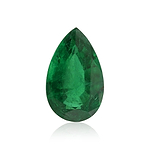 1.51 Carat Green ZAMBIAN Pear Emerald