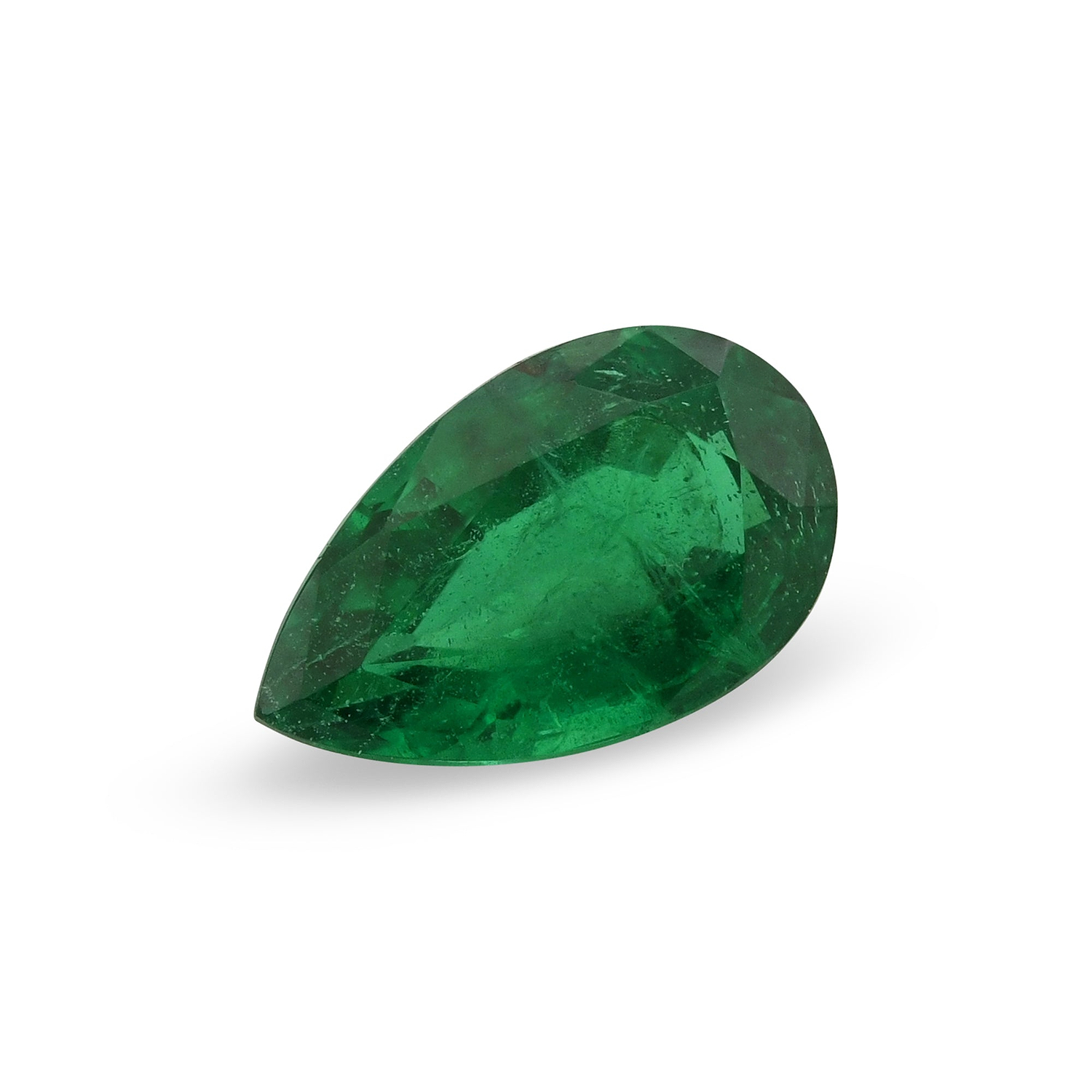 1.51 Carat Green ZAMBIAN Pear Emerald