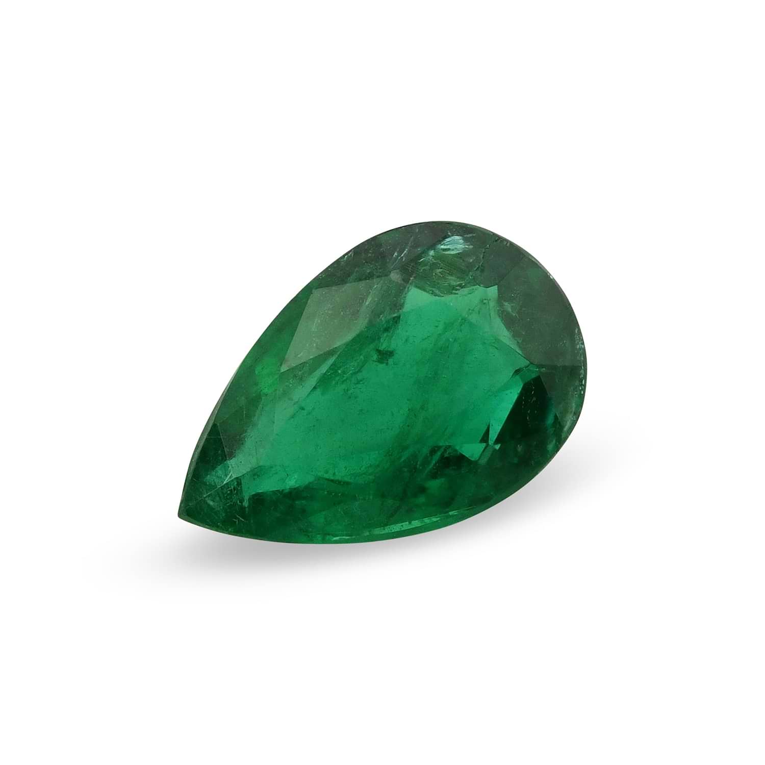 1.31 Carat Green ZAMBIAN Pear Emerald
