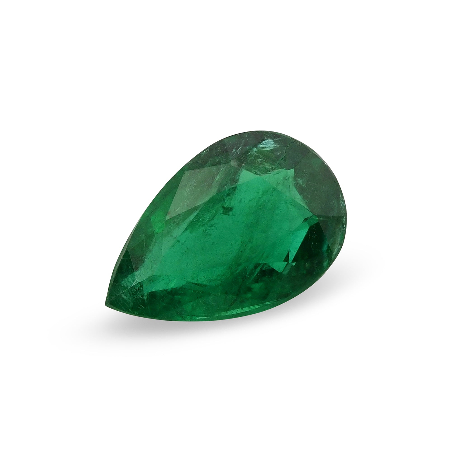 1.31 Carat Green ZAMBIAN Pear Emerald