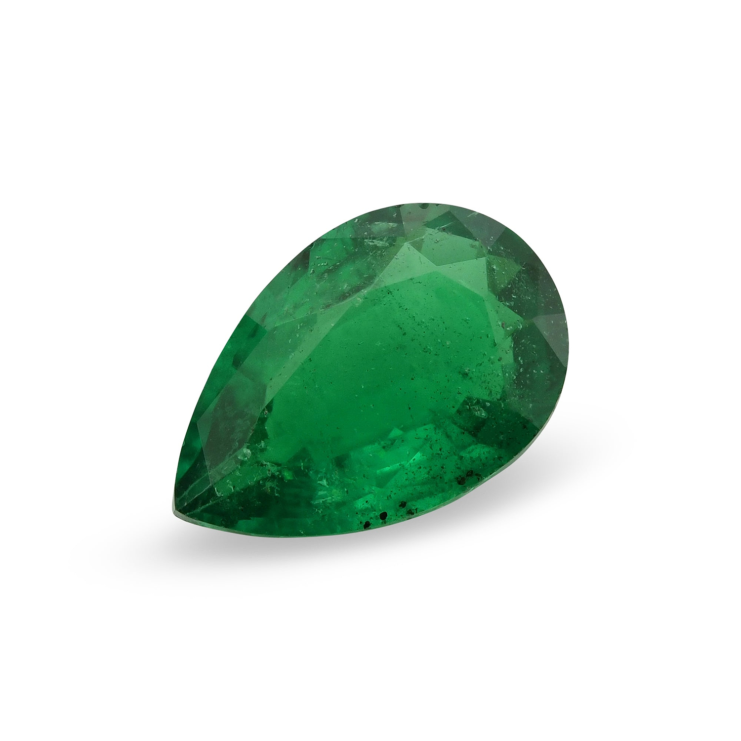 1.16 Carat Green ZAMBIAN Pear Emerald