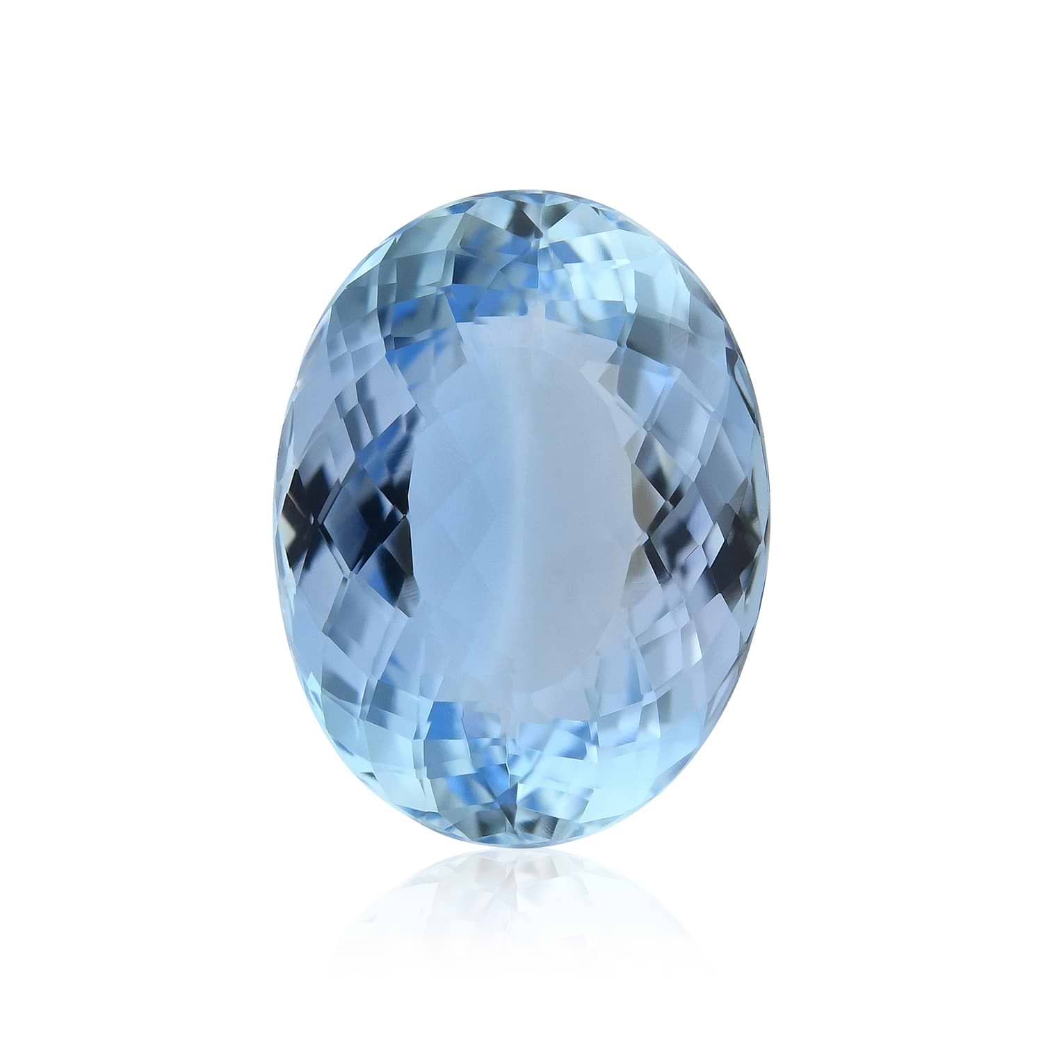 4.02 Carat Blue BRAZILLIAN Oval Aquamarine