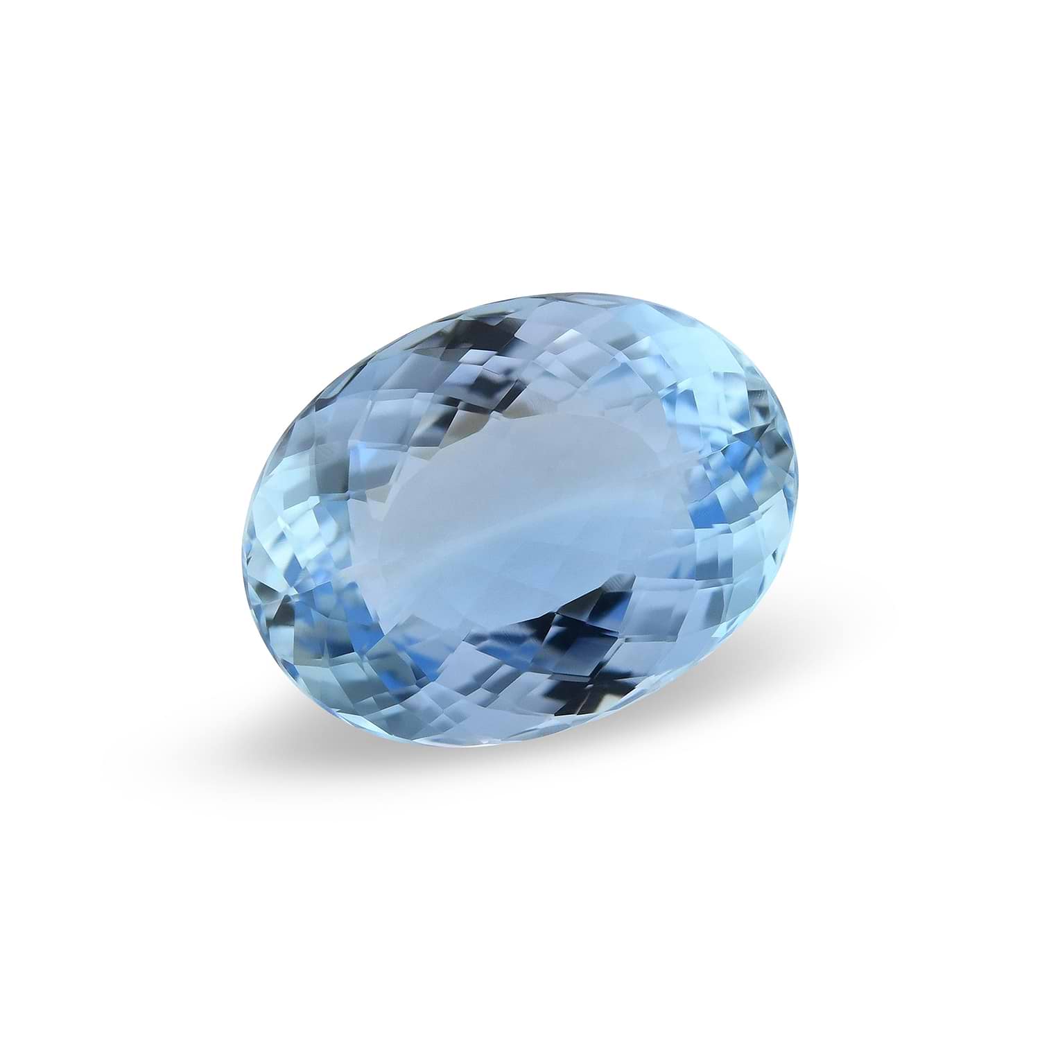 4.02 Carat Blue BRAZILLIAN Oval Aquamarine