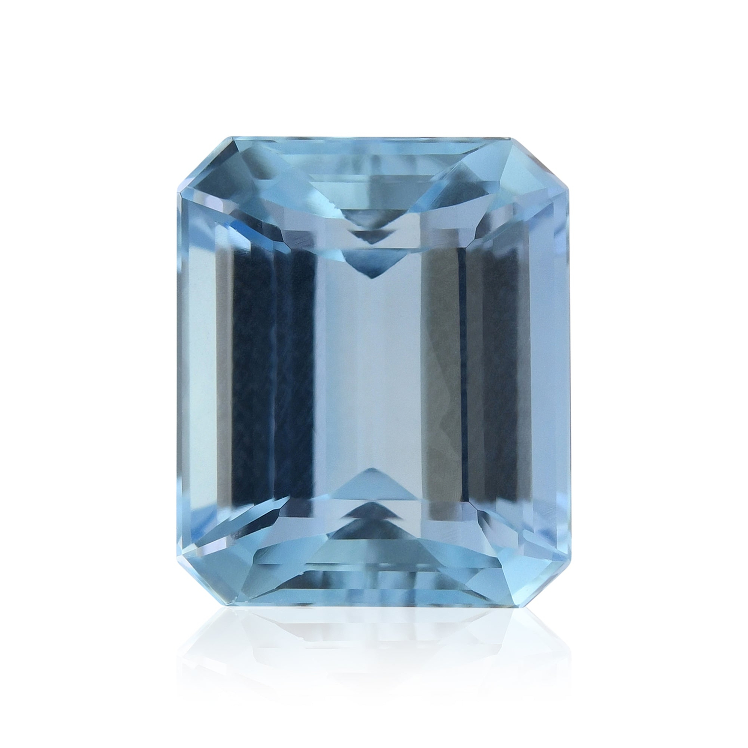 3.40 Carat Blue BRAZILLIAN Octagon Aquamarine