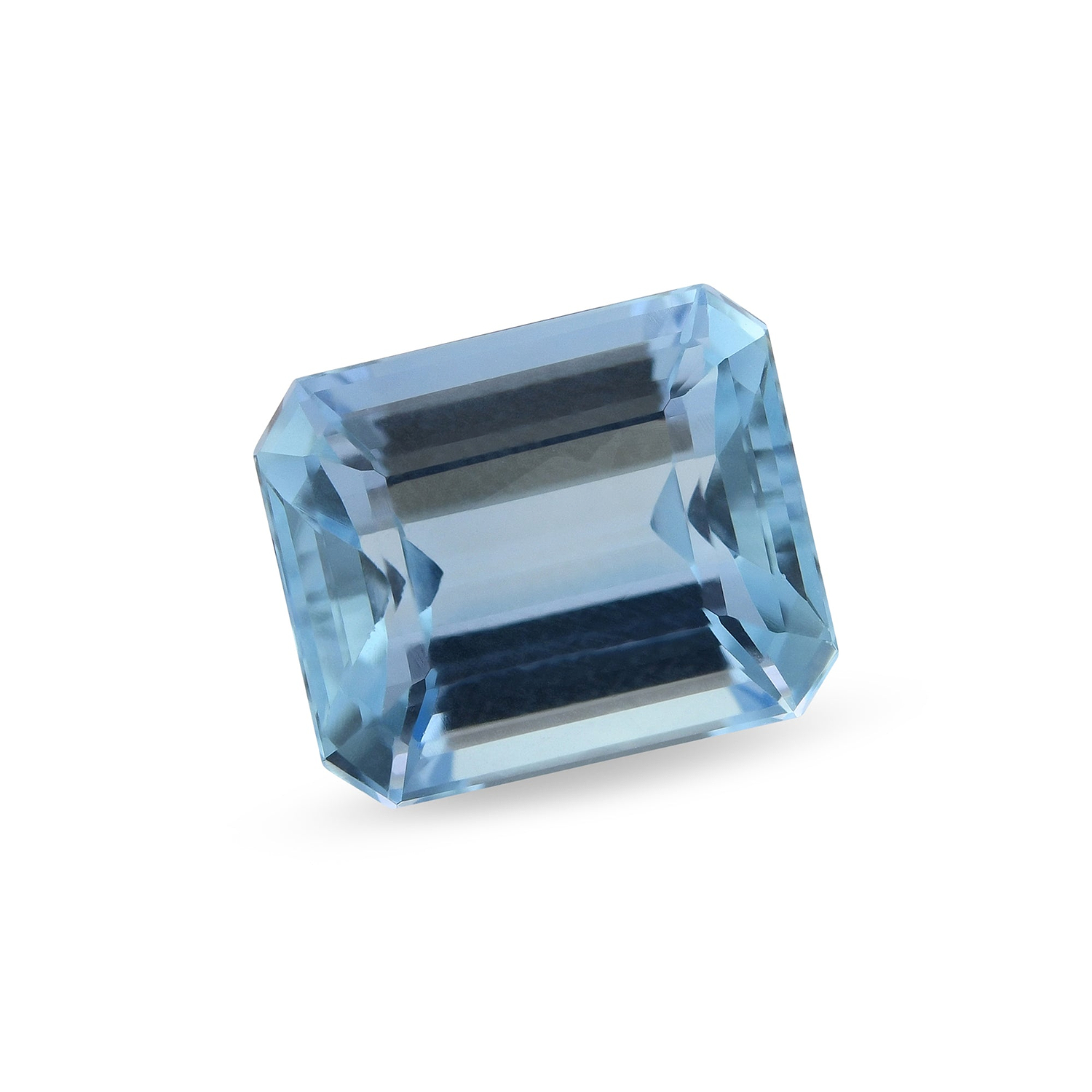 3.40 Carat Blue BRAZILLIAN Octagon Aquamarine