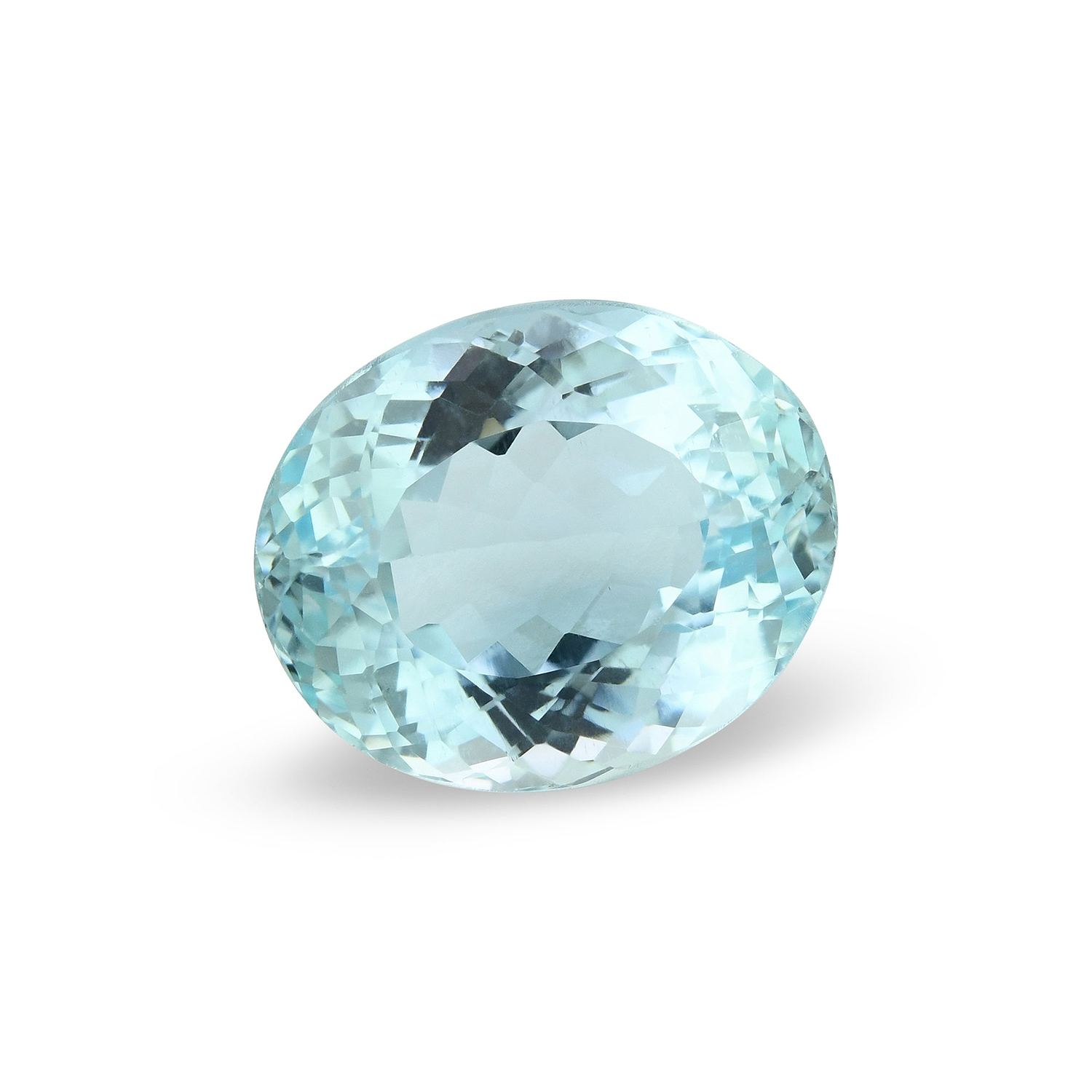 8.97 Carat Blue BRAZILLIAN Oval Aquamarine