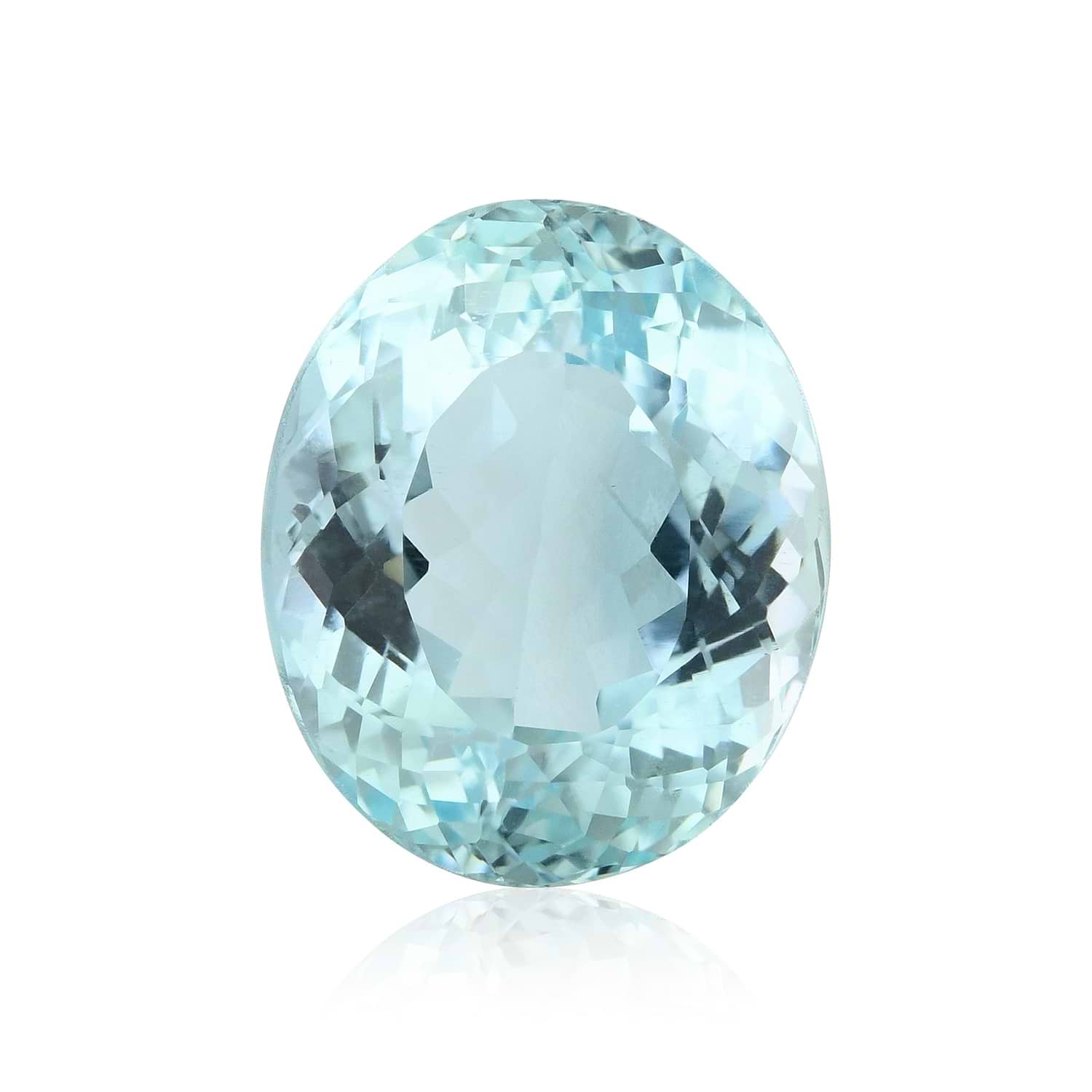 8.97 Carat Blue BRAZILLIAN Oval Aquamarine