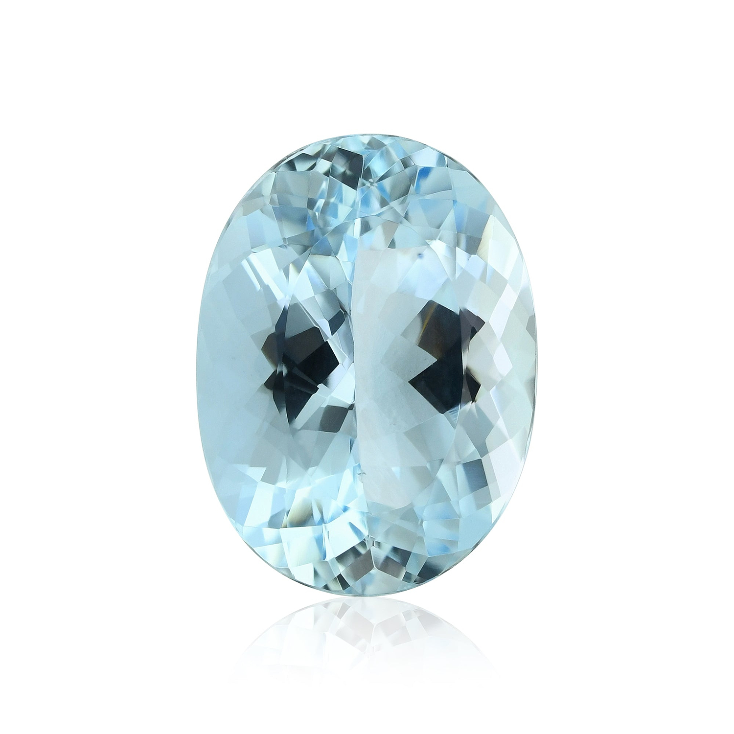 10.51 Carat Blue BRAZILLIAN Oval Aquamarine