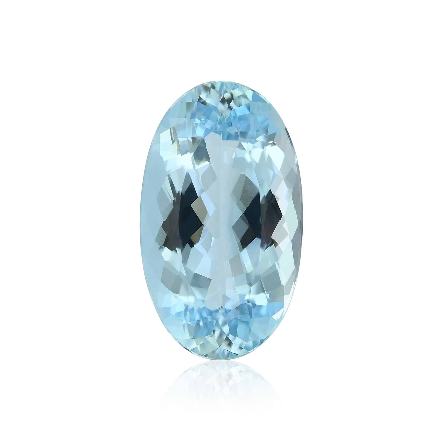 8.06 Carat Blue BRAZILLIAN Oval Aquamarine