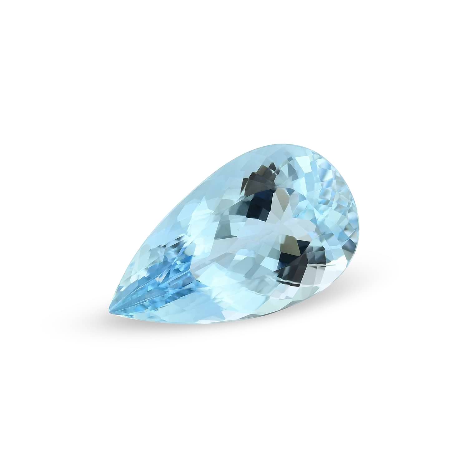 8.61 Carat Blue BRAZILLIAN Pear Aquamarine