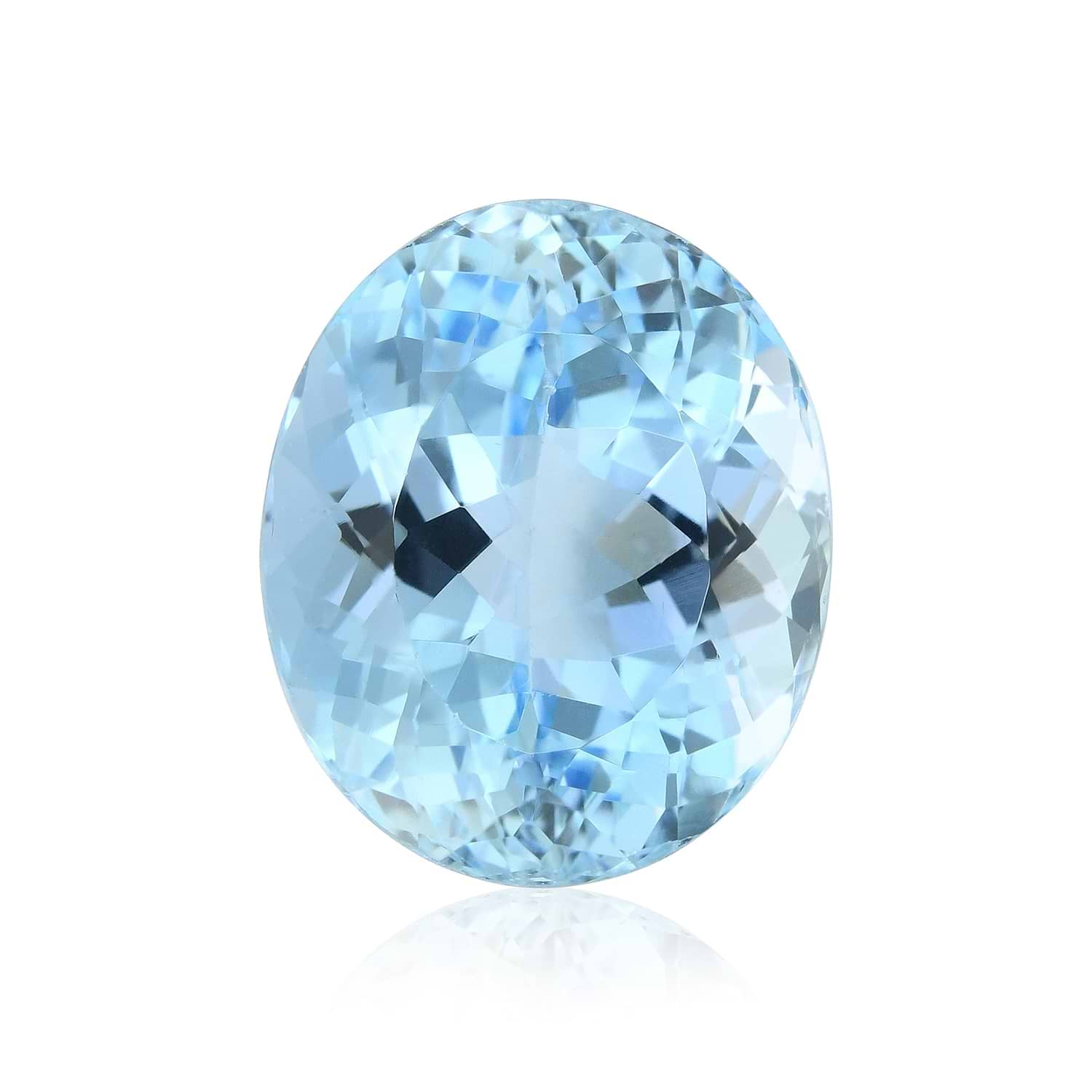 8.28 Carat Blue BRAZILLIAN Oval Aquamarine