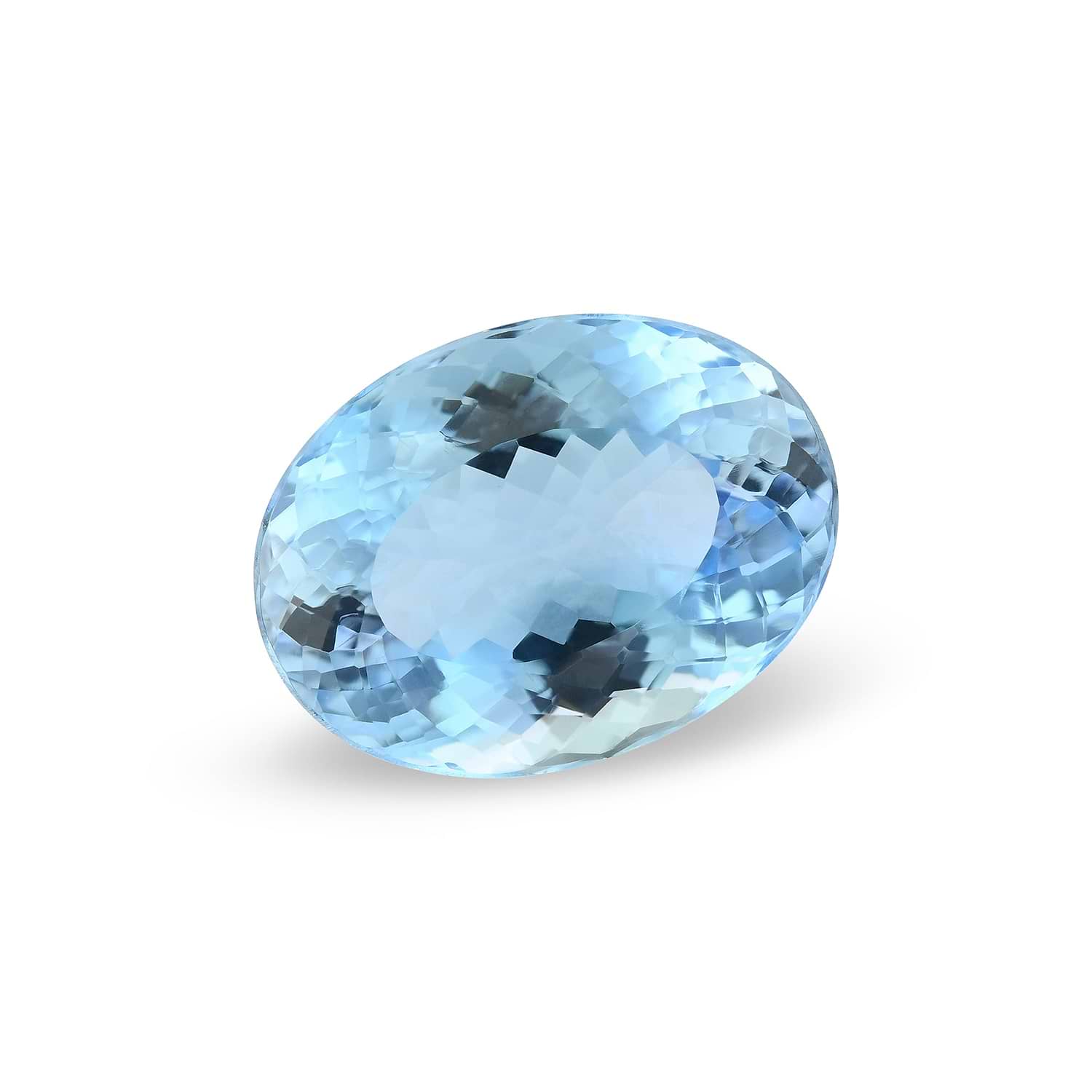 8.73 Carat Blue BRAZILLIAN Oval Aquamarine