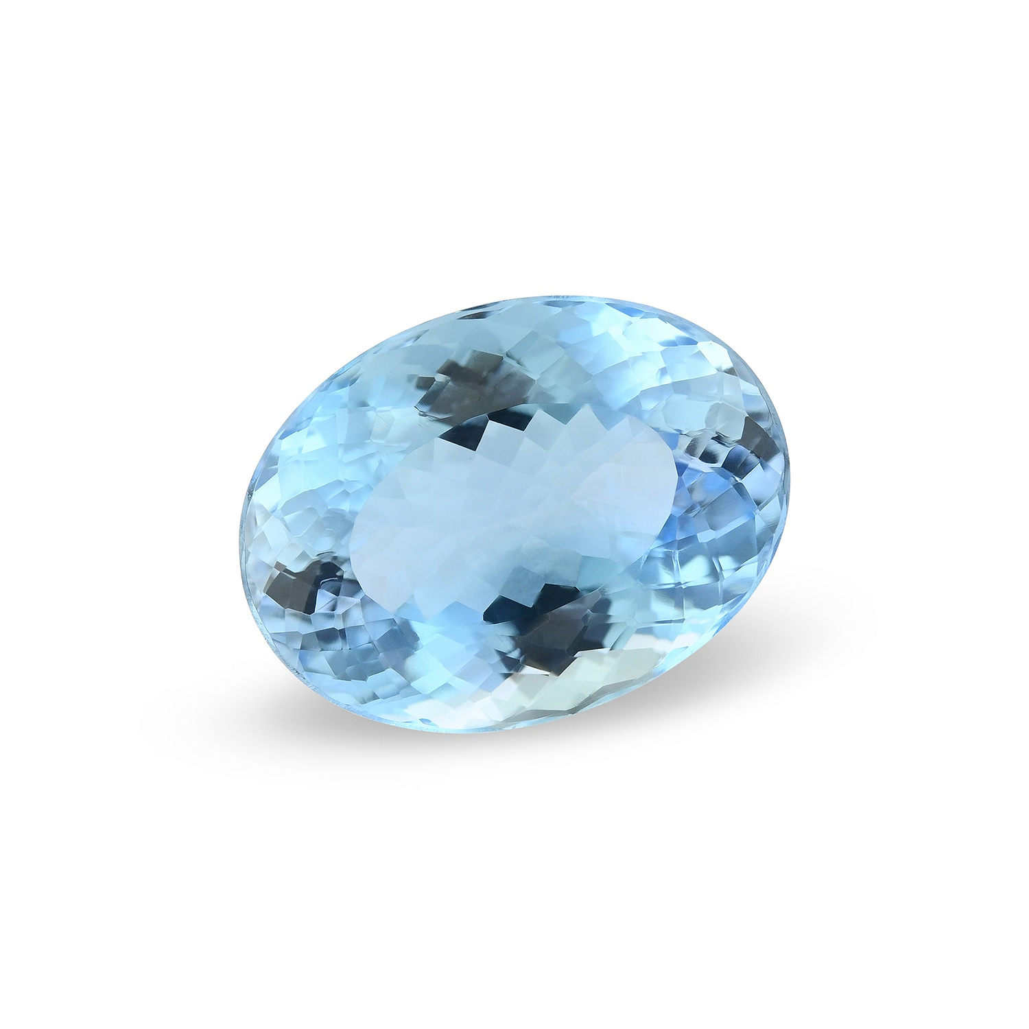 8.73 Carat Blue BRAZILLIAN Oval Aquamarine