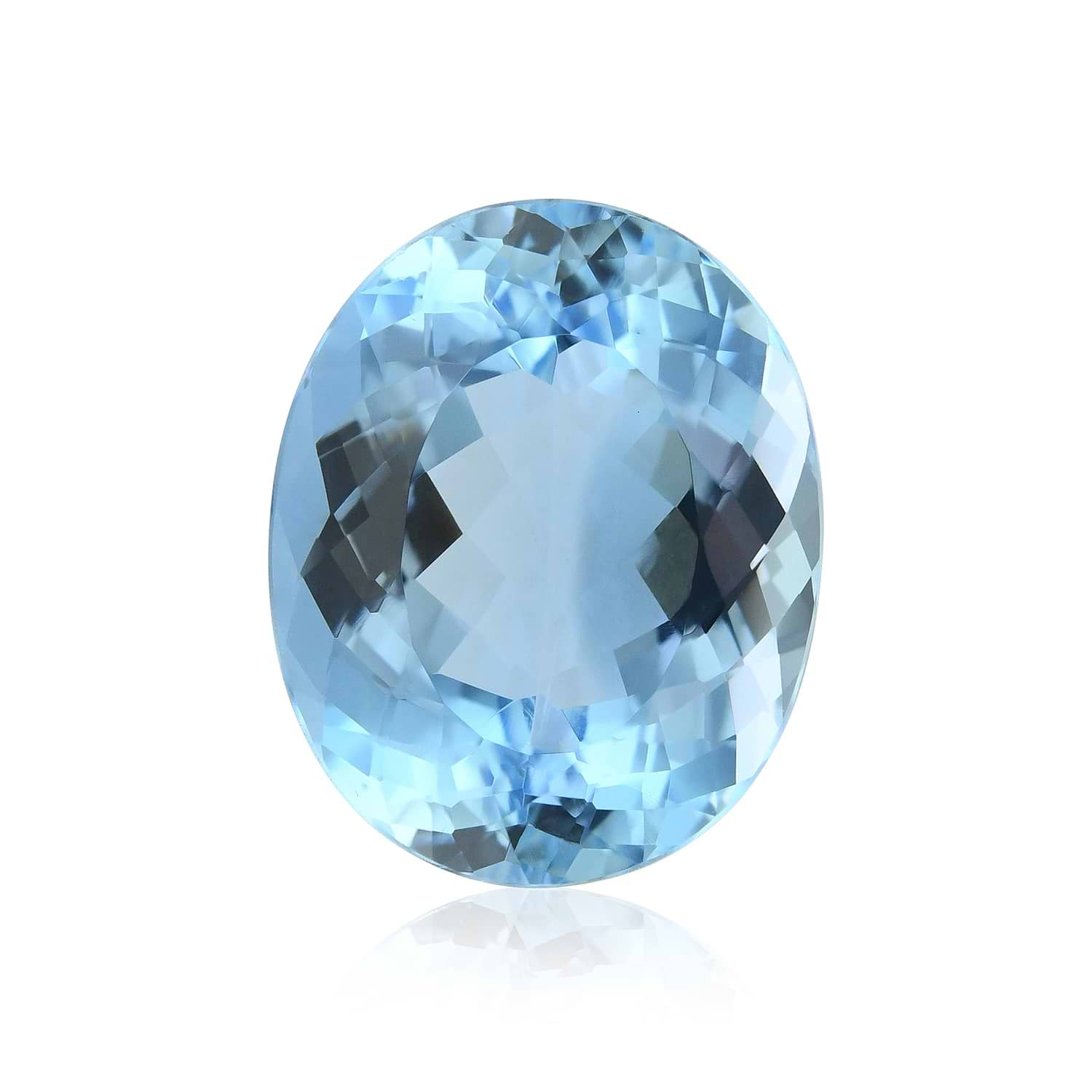 8.31 Carat Blue BRAZILLIAN Oval Aquamarine