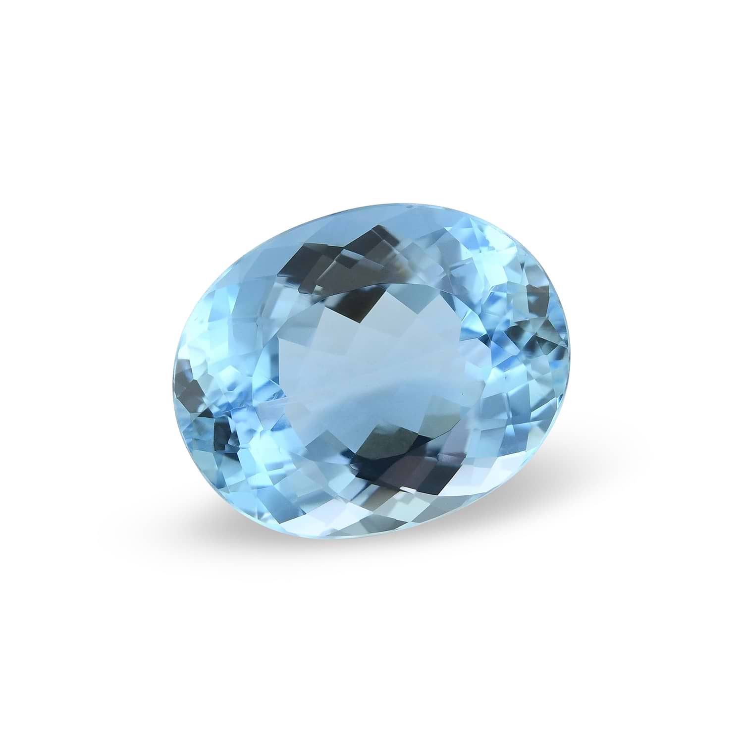8.31 Carat Blue BRAZILLIAN Oval Aquamarine