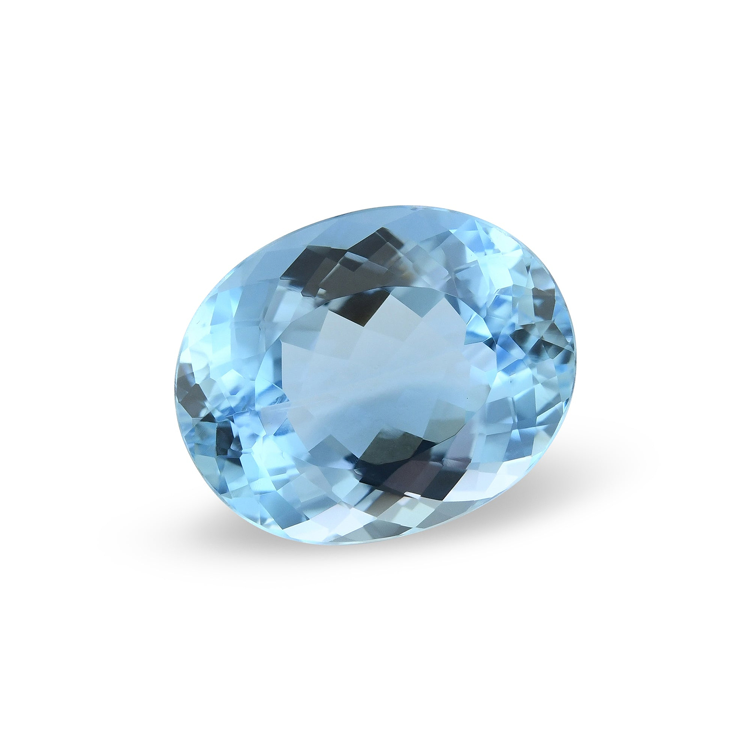 8.31 Carat Blue BRAZILLIAN Oval Aquamarine