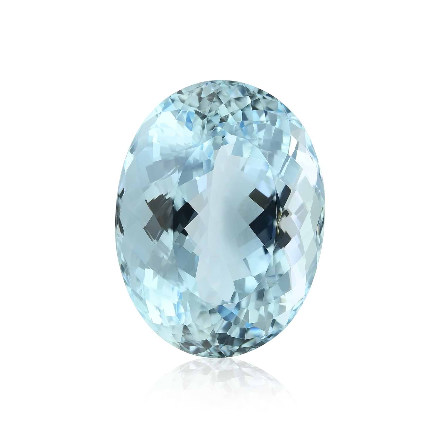 19.96 Carat Blue BRAZILLIAN Oval Aquamarine