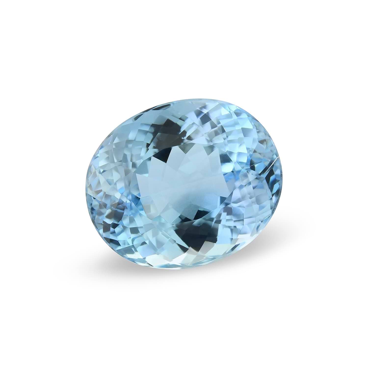 14.86 Carat Blue BRAZILLIAN Oval Aquamarine