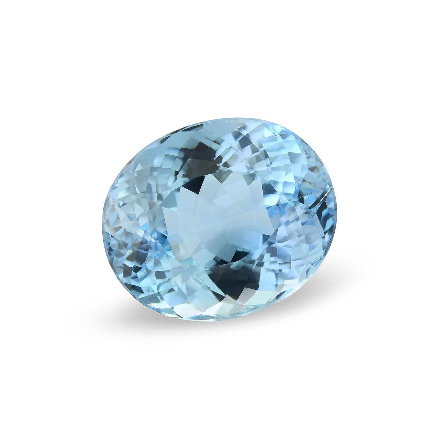 14.86 Carat Blue BRAZILLIAN Oval Aquamarine