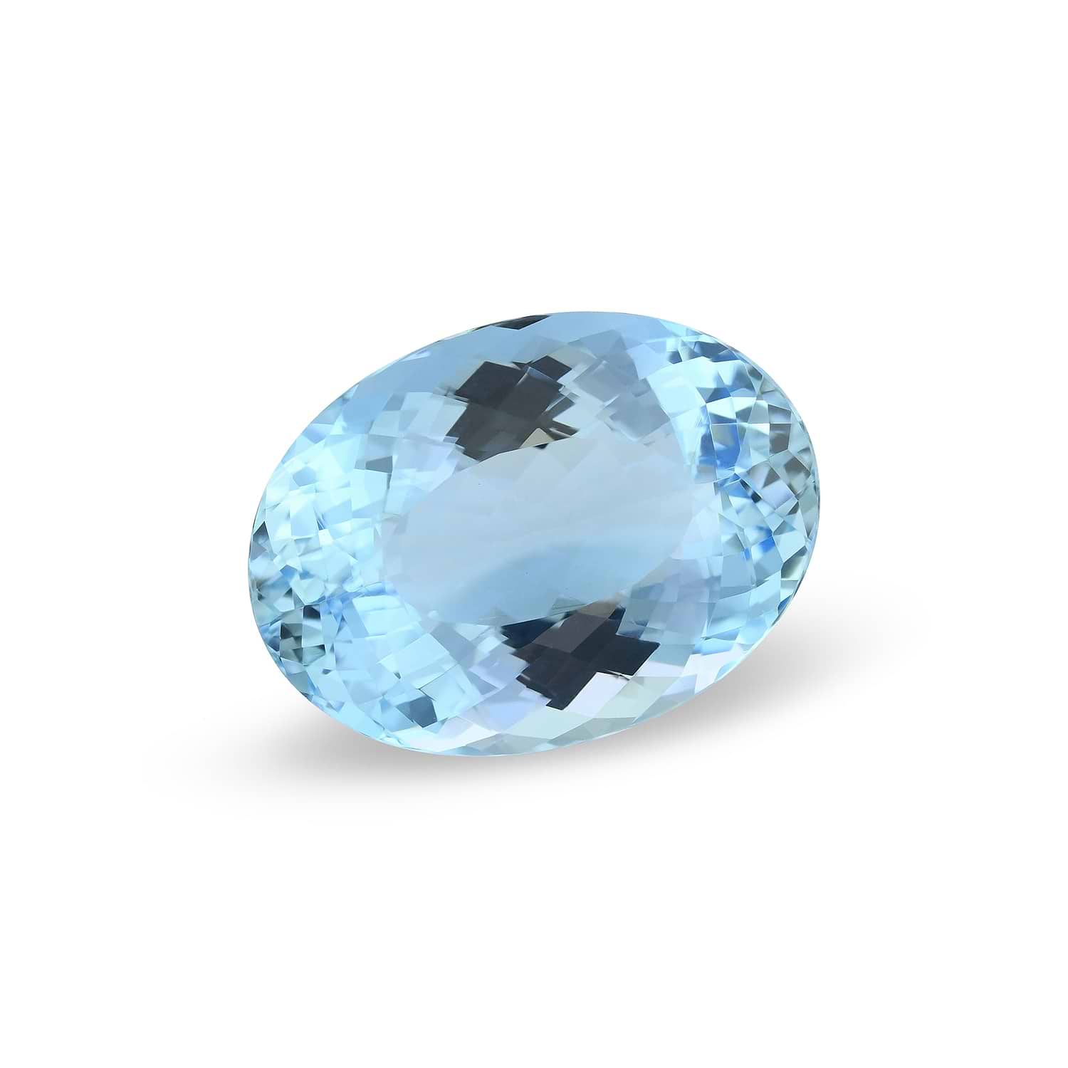 17.57 Carat Blue BRAZILLIAN Oval Aquamarine