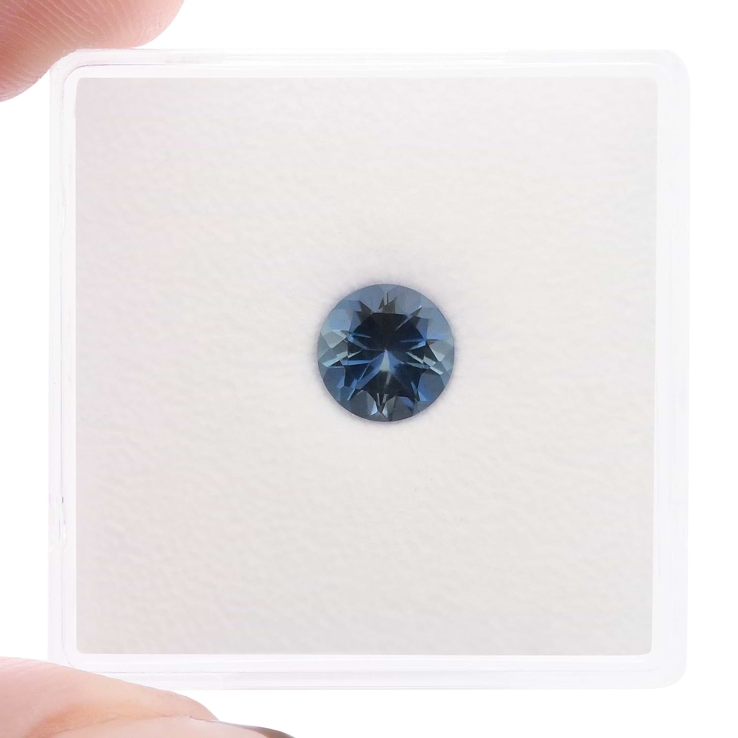0.68 Carat AFRICAN Round Aquamarine GFCO