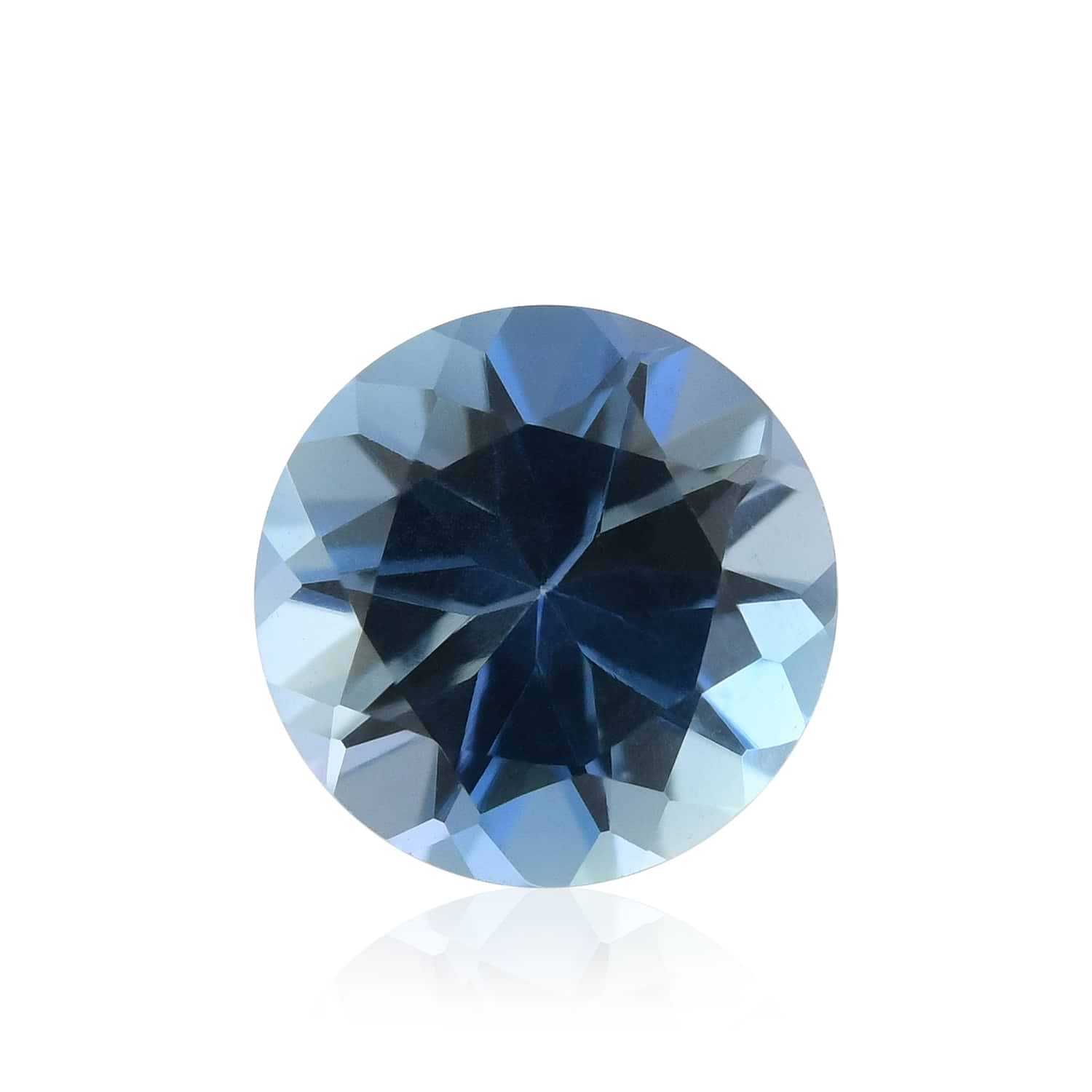 0.68 Carat AFRICAN Round Aquamarine GFCO