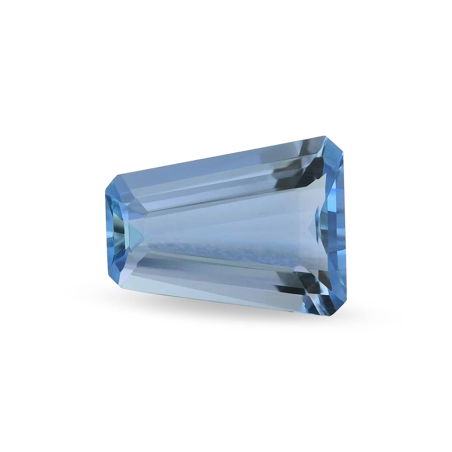 0.65 Carat AFRICAN Baguette Aquamarine GFCO
