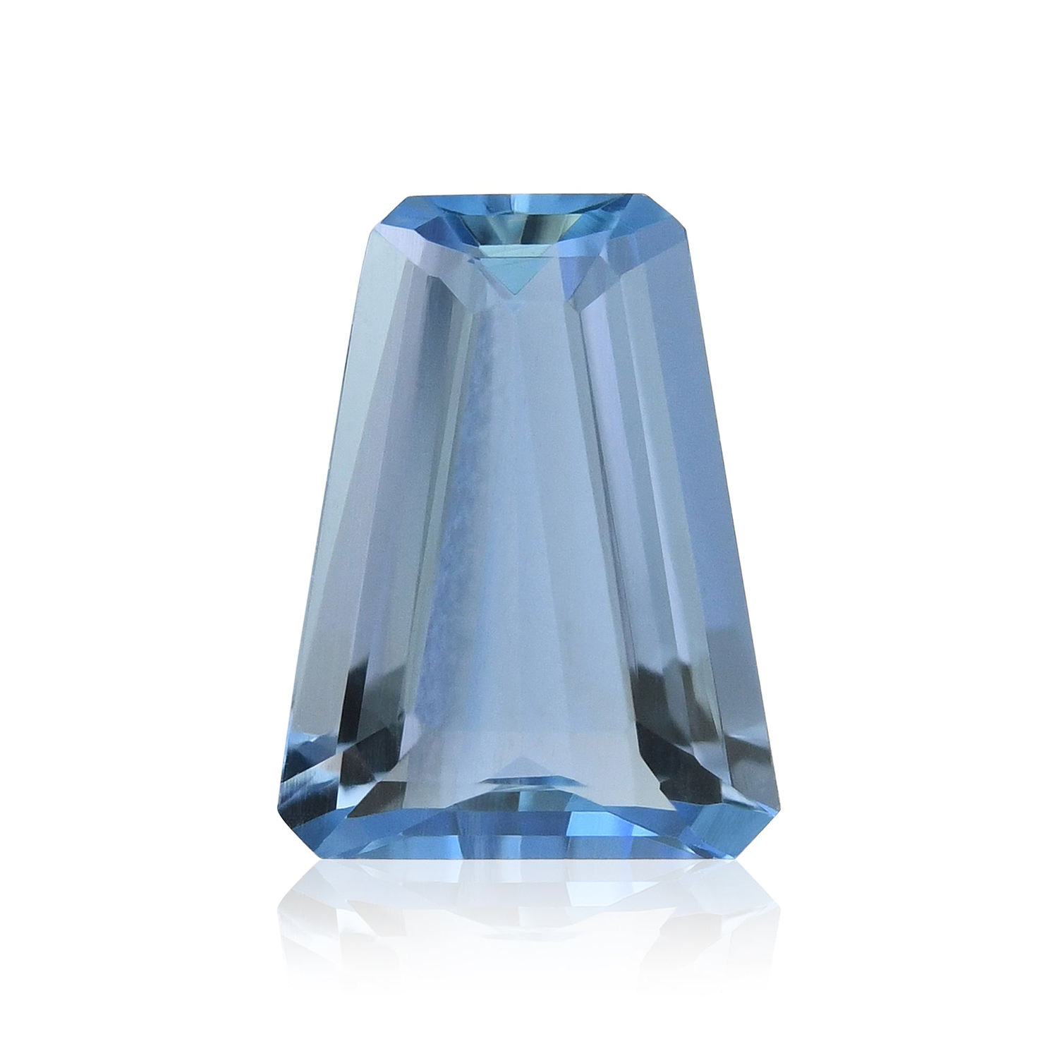 0.65 Carat  AFRICAN Baguette Aquamarine GFCO